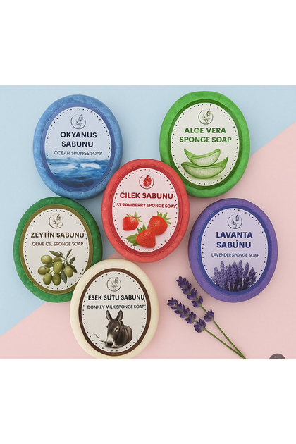 Tatlı Sebep Dr. Cleaning Aloe Vera Özlü Doğal Süngerli Sabun 135