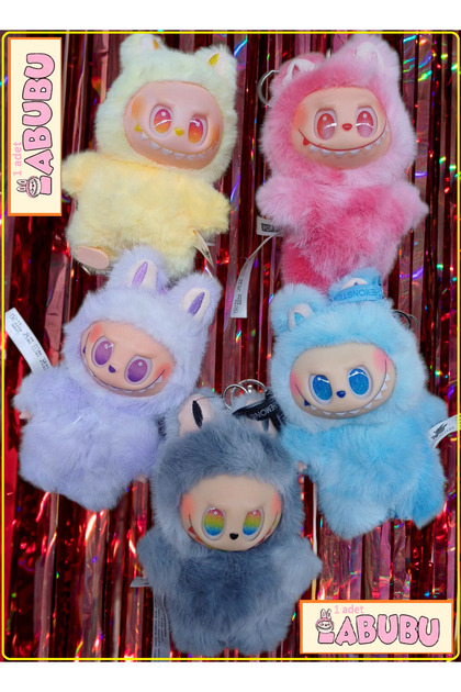AVO-CATTO Labubu Canavar 1 adet Peluş Love Happines Hope Serenity