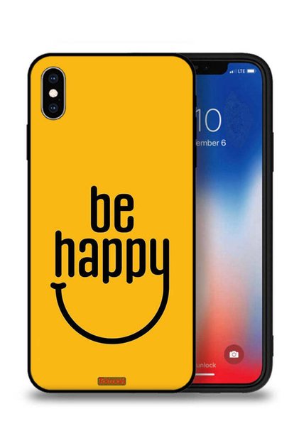 كن سعيدًا - جراب حماية لجهاز Apple iPhone XS