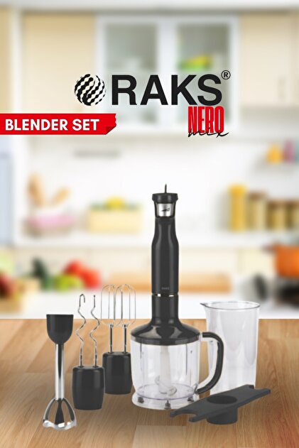Raks Neromix 1700 Watt Turbo El Blender Seti Paslanmaz Çelik