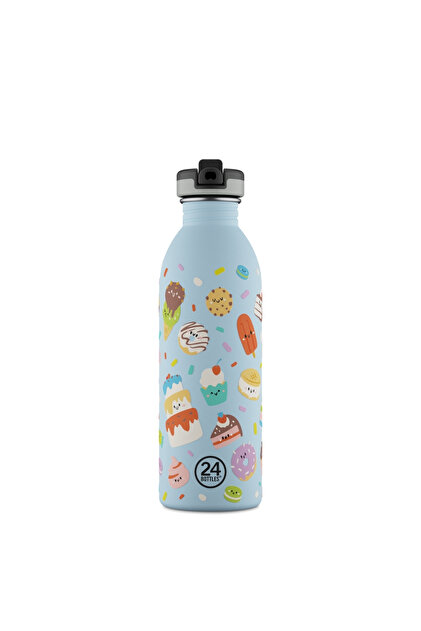 Kids Bottle Sweet Friends Stainless Steel Children's Water Bottle with Straw 500 ml