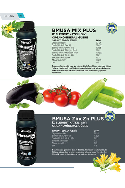 BMUSA Mix Plus 1 Lt Sıvı Gübre - Fiyatı, Yorumları