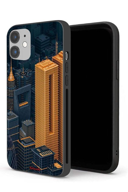 Apple iPhone 12 Protective Case Buildings Art