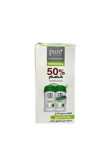 بيور بيوتي Sweat-Resistant Deodorant Stick Spring Blossom (50% Off on the Second Item)