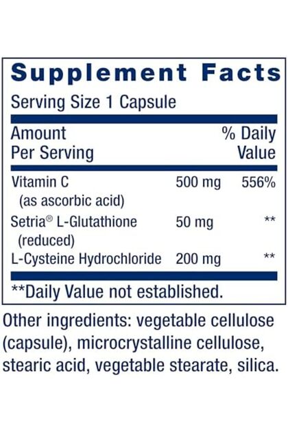 glutathione cysteine and c Life Extension & Antioxidant with Vitamin C Amino Acids & L-Cysteine for Immu Page 1 - Reviews -