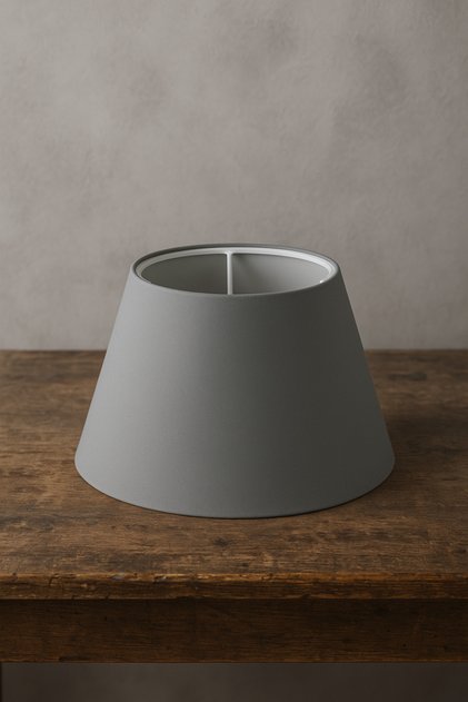 Duman Gri Abajur Başlığı 22cm