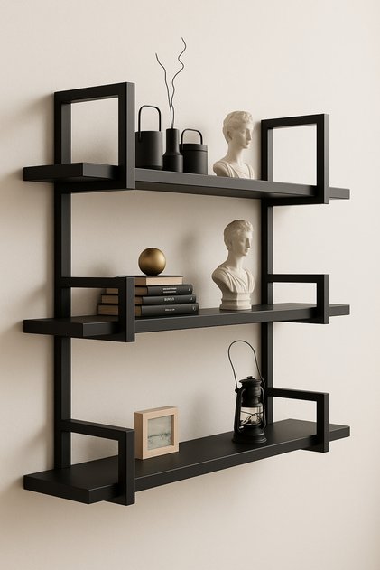 Beyliz Metal Duvar Rafı, Salon raf, Çalışma odası Rafı