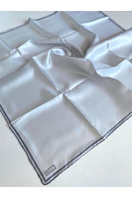 Tivil Silk Scarf 4009 - 10 Gray Mixed Pattern