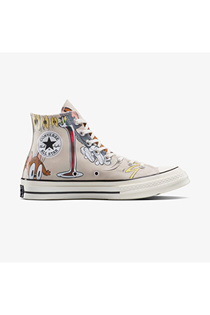 Converse x Tom & Jerry Chuck 70 Unisex Bej Sneaker - Fiyatı, Yorumları