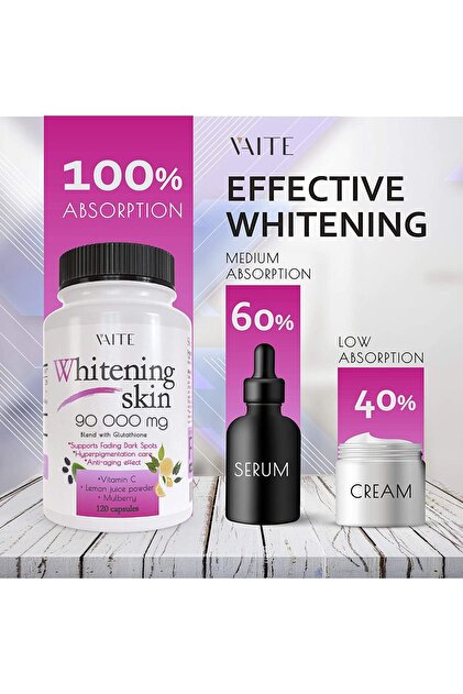 vaite glutathione whitening pills review This is a high-protency glutathione-based supplements. 90,000mg🔥🔥, ✅skin  whitening for a skin like milk , ✅reduce dark spots and reduce improve  overall skin radiance , ✅fasten result for lightening main image 0