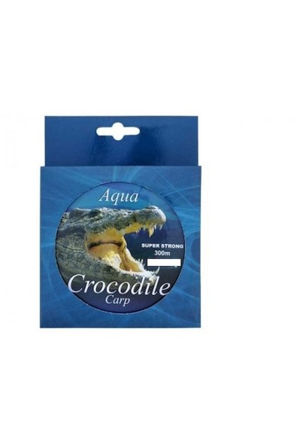 Monofilament Aqua Crocodile Carp 300 m, maro, 0,25 mm