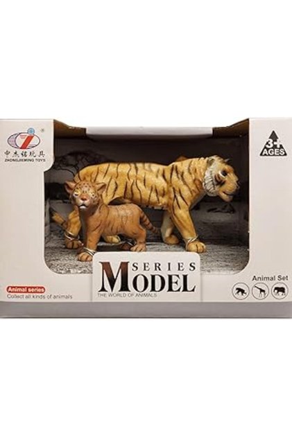 Calimera Toys Hayvan Figürleri Oyuncak Kaplan Ve Yavrusu