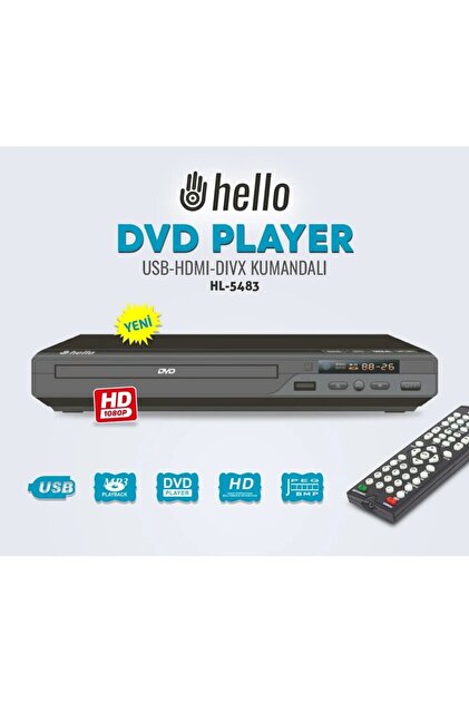 Genel Markalar USB-HDMI KUMANDALI HD DVD/DIVX PLAYER - Fiyatı