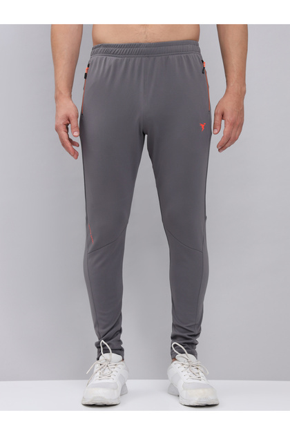 Solid Elasticated Trackpants with Pockets