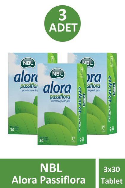Alora Passiflora 30 Tablet 3 Adet