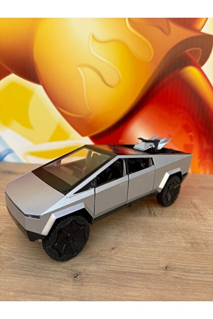 scntoys 1:24 Diecast Metal Tesla Cybertruck Pickup Kamyonet Jip