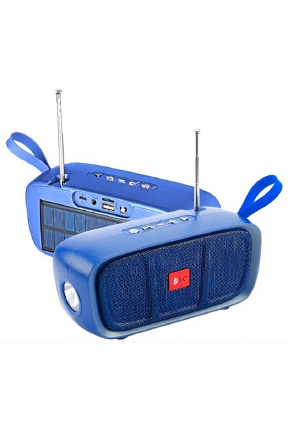 مكبر صوت بلوتوث مع راديو FM - USB، AUX، يدعم بطاقة الذاكرة