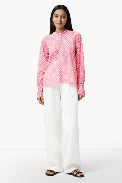Regular Mandarin Neck Top