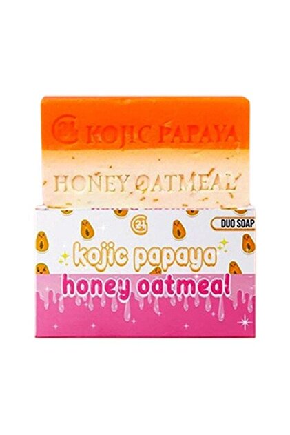 Kojic G21 Kojic Papaya Honey Oatmeal DUO Soap Golden Dust Kojic Soap  Whitening Soap- Trendyol