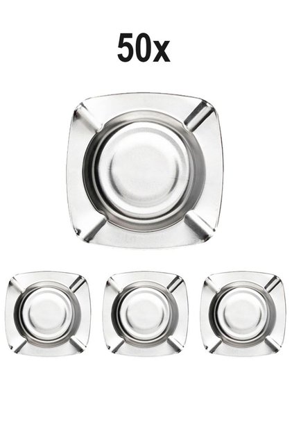 50Pcs Steel 11cm Fine Tea Garden Coffee House Woodshed Ash Tray Ashtray