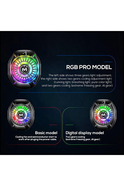 Teknotopia MEMO CX10 AI Modları Oyun Soğutucu Hızlı Buzlanma RGB