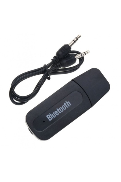 Adaptor receptor audio USB cu Bluetooth Techstar® A2DP, mufă jack 3,5 mm, transmițător AUX, negru