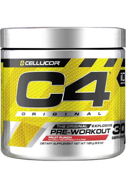 C4, Pre Workout, 195g, Fruit Punch, 30 Servings