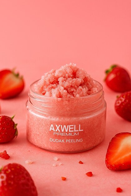 AXWELL PREMIUM Çilek Aromalı Dudak Bakım Peelingi 30ml - Fiyatı
