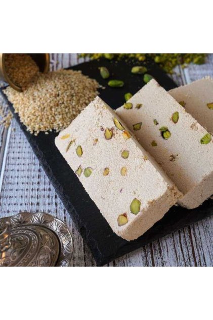 Tahini Halva with Pistachios (Packaging) 750 Gr