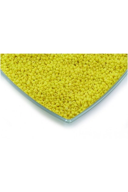 50 Gram Sand Beads Bright Yellow 3 Mm