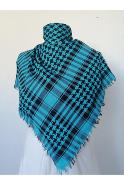 Puffy Bag Kefiye Shawl