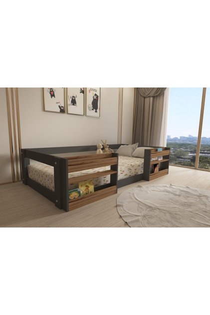 Montessori 90x190 Yatak Uyumlu Karyola M6-43