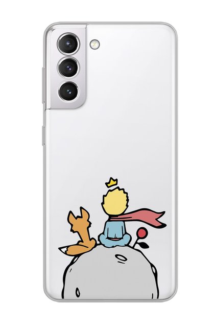 Samsung Galaxy S21 Fe Little Prince Design Super Transparent Phone Case