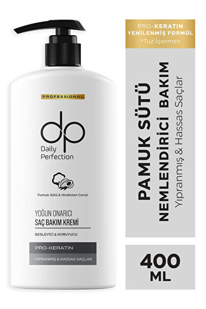 dp Daily Perfection Saç Bakım Kremi Pamuk Sütü Hindistan Cevizi
