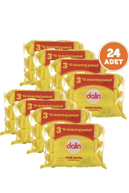 Islak Mendil Havlu 56'lı X 24 Adet 1344 Yaprak Kapaklı Yeni Ürün