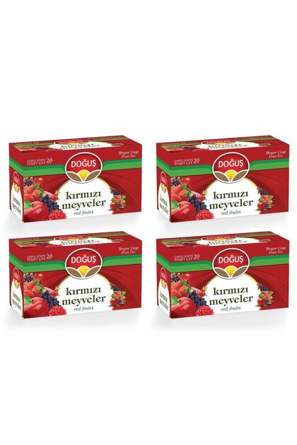 Doğuş Kırmızı Meyveler Çayı 20li X 4 Adet