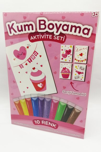Sweet Hearts | Hearts Sand Painting Activity Set Single Package