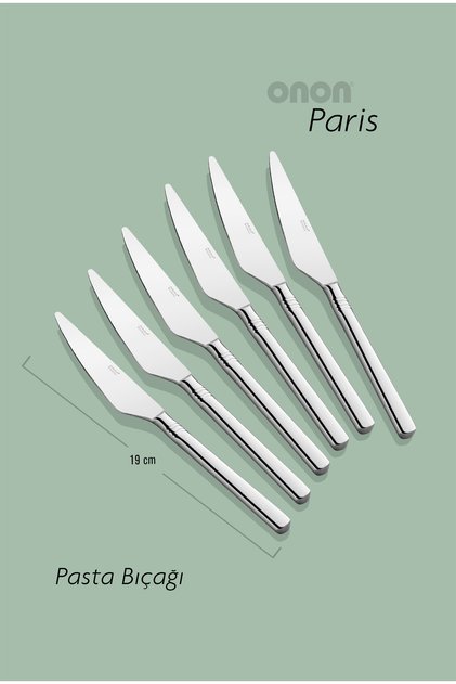 Paris 6'lı Pasta Bıçağı Takımı