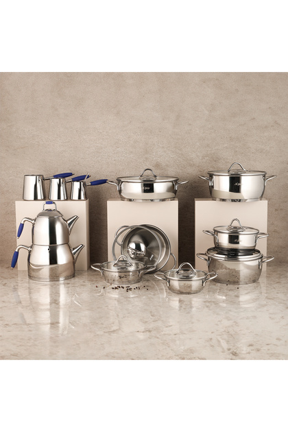 Aryıldız Solo 21 Parça Lacivert Çelik Çeyiz Seti - Fiyatı, Yorumları