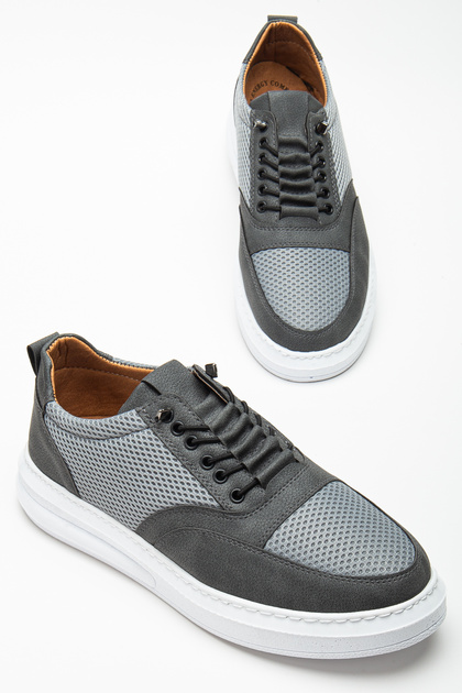 Men's Casual Lightweight Poly Stitched Sole Walking Guaranteed Sneakers