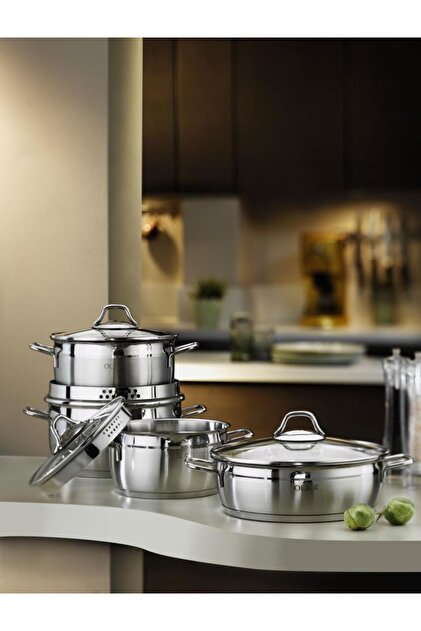 OLİKA Zeus 8 Parça Süzgeçli Çelik Tencere Seti - Fiyatı, Yorumları