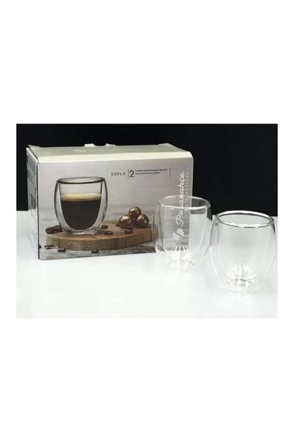 Q005 Duplo Borosilicate Water Cup 100 Cc 2 Pieces
