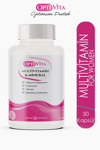 Multivitamin For Women – Kadınlara Özel Günlük Vitamin Ve Mineral Desteği 30 Kapsül