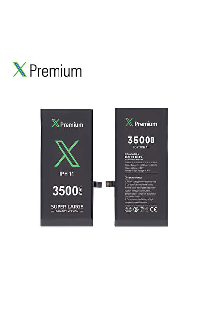 X PREMİUM İphone 11 Yüksek Kapasiteli Batarya Pil 3500 Mah