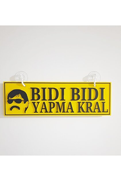 BIDI BIDI YAPMA KRAL Tır Kamyon Araba Ev Süsü Vantuzlu -25 Cm Plastik Araç Aksesuar