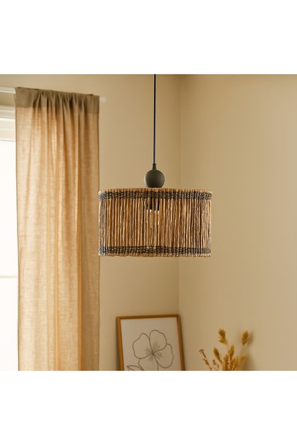 HMY Design Brise Handmade Avize - Kahverengi / Antrasit - 20x30x30 cm