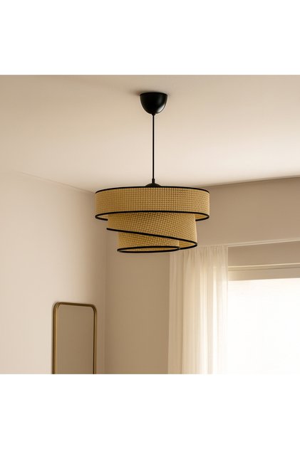 Nisa Luce Siyah Biyeli 3 Katlı Pasta Sarkıt - Krem - 70x40x40 cm