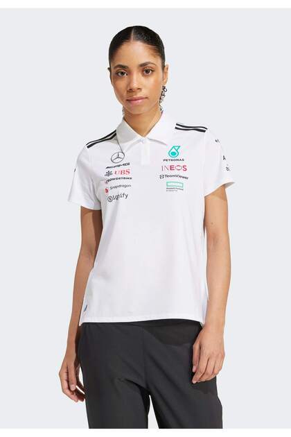adidas Mercedes - AMG Petronas Formula One Team White Polo Shirt