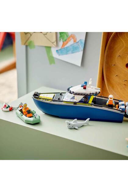 masa★！ LEGO City Polis Teknesi Takibi 60456 - 6 Yaş ve Üzeri Çocuklar