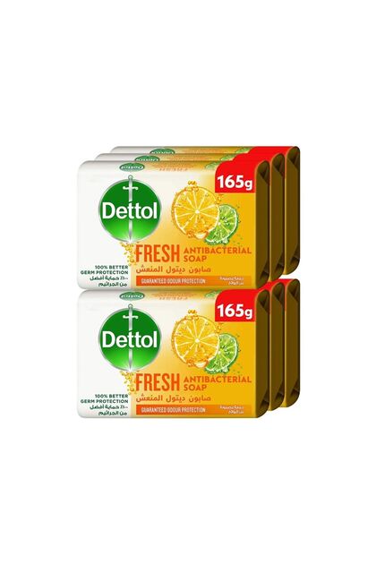 Soap Fresh Ofar 6 Pcs 165gm (050712) --- ديتول صابون المنعش باكت 6 حبة 165جرام